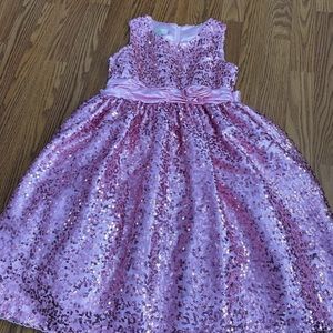 American Princess Sequin Pink Dress